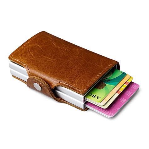 leather rfid credit card holder|rfid card holder for men.